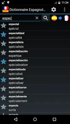 Spanish French Dictionary android App screenshot 3